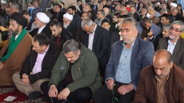 اقامه نماز جمعه روز جهانی قدس در شهرستان سمنان 