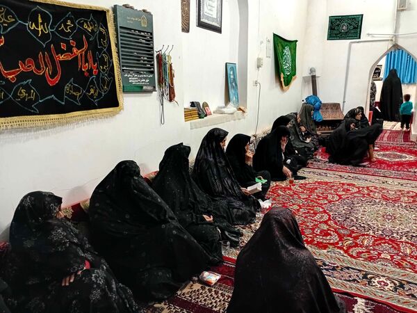 مراسم سوگواری شب اربعین در خلیل آباد