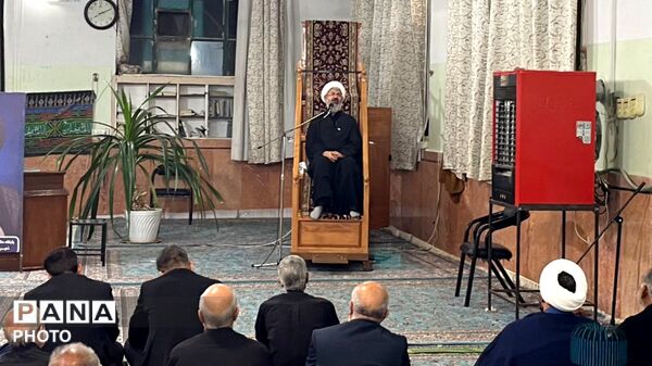 سخنرانی امام جمعه کاشمر در مسجد جامع روستای فرگ