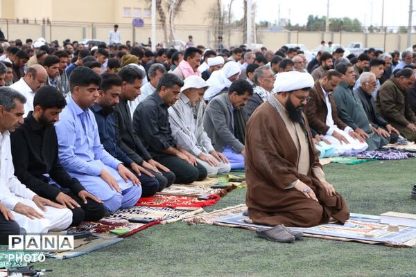 برگزاری نماز عید فطر در شهرستان ریگان