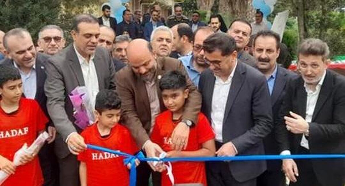 افتتاح دو مدرسه و یک مجموعه ورزشی بزرگ برای آینده سازان شهرستان نکا