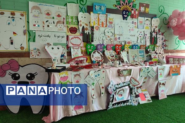 افتتاحیه پویش دهان و دندان و وارنیش فلوراید در دبستان نیلوفر رفیعی ناحیه دو شهرری 