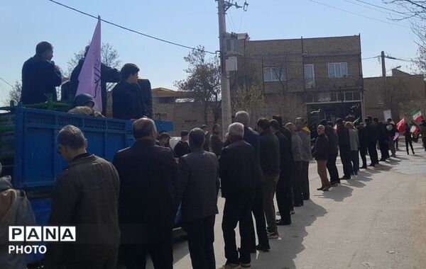 دسته روی و عزاداری درروستای نجف