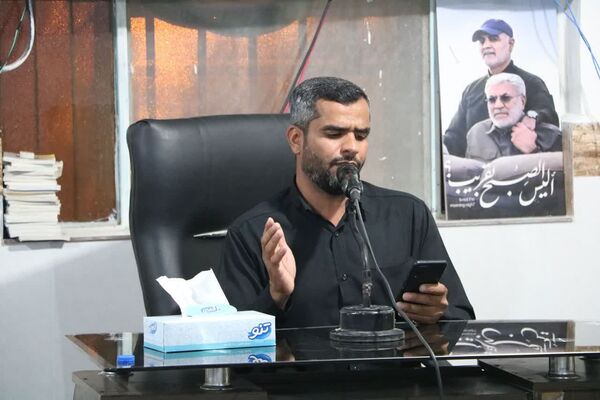اقشار مردم شهرستان بندرخمیر به سوگ پسر فاطمه نشستند