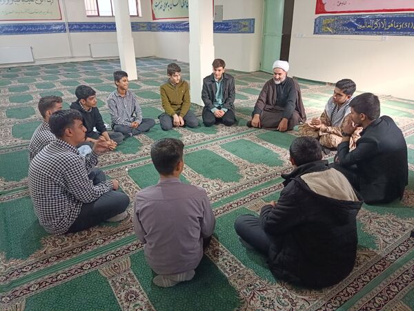 جلسه شورای محوری بسیج دانش‌آموزی در مدرسه علوی 2 شهرستان قدس