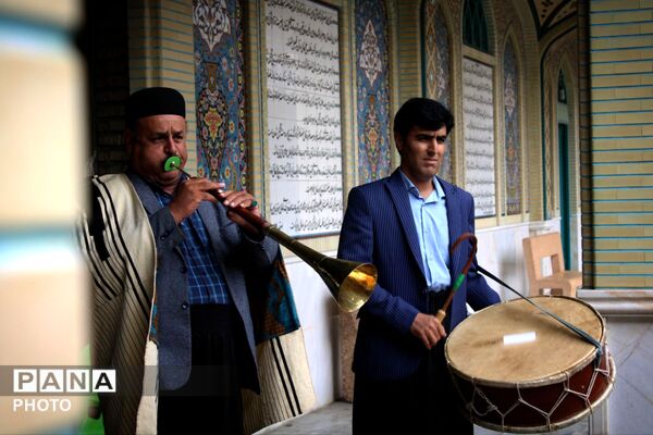 ‌حضور قوم بختیاری در تشییع شهید سجاد نادری