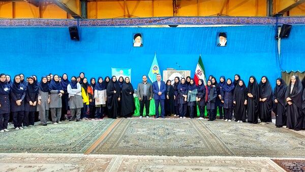 برگزاری لیگ جت دختران در مصلی بقیة اللّٰه شهرستان اشتهارد 