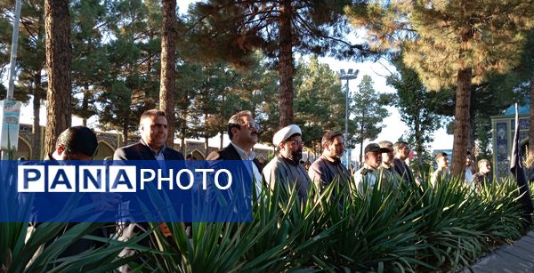 چهلم شهید امنیت هادی میر آبادی در بهشت فضل نیشابور 