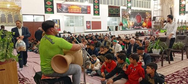 جشن باشکوه ولادت امام علی (ع) در روستای نقاب خلیل آباد