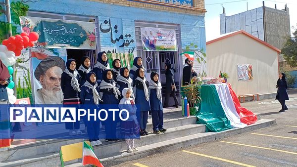 آیین جشن شکوفه‌ها در دبستان زکیه شیروان
