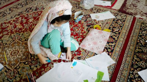 برپایی غرفه کودک در نمازجمعه کاشمر