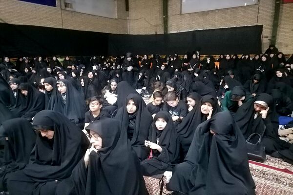 فرهنگیان آموزش و پرورش ناحیه سه در سوگ امام هشتم