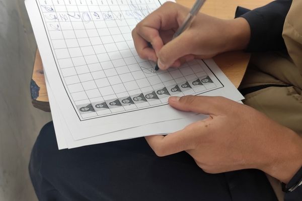 برگزاری امتحانات نوبت اول در آموزشگاه سبحان و مائده شلیل