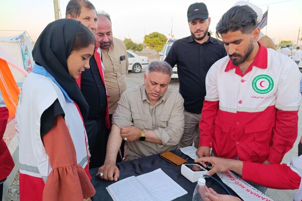 بازید مسئولان از موکب دانش‌آموزی طریق القصی