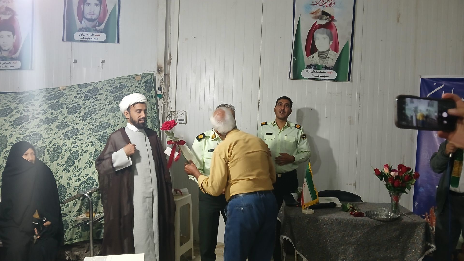 گرامیداشت هفته نیروی انتظامی در مسجد بقیه الله کاشمر 