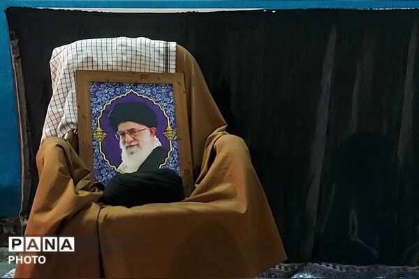 هم‌نوایی با تهران؛ آیین وداع آباده‌ای‌ها با رهبر شهید