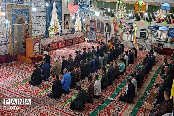 اقامه نماز عبادی سیاسی جمعه اردیبهشت ماه در شهر بار نیشابور