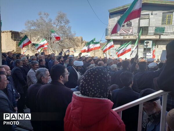 تجمع مردم جوکار در سوگ شهادت رهبر عزیز امت اسلامی