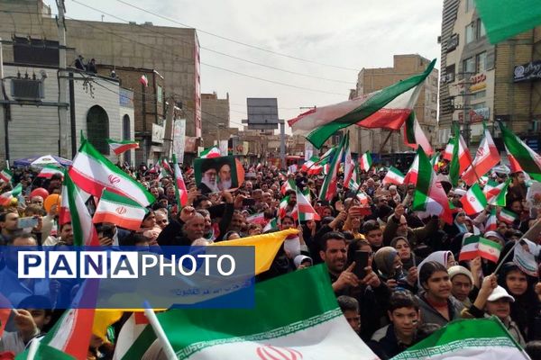 جشن چهل وهفتمین سالگرد پیروزی انقلاب اسلامی در شهرستان قدس