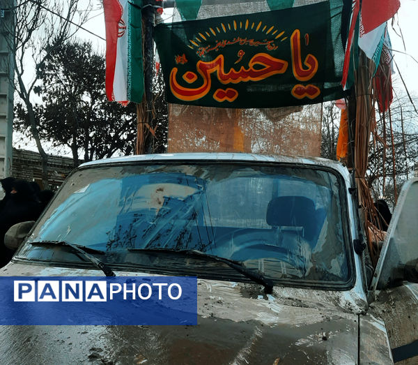 مراسم استقبال از شهید گمنام در غلامان