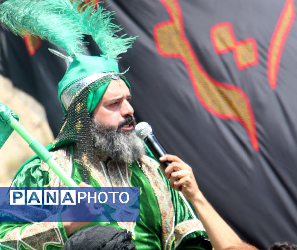 مراسم عزاداری و تعزیه‌خوانی روز عاشورا در روستای ده بالای تفت