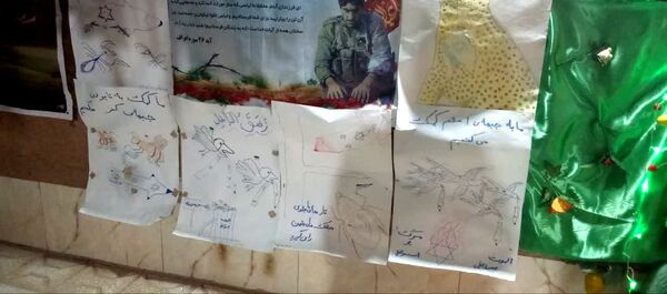 برپایی نمایشگاه در مسیر بهشت در فدافن