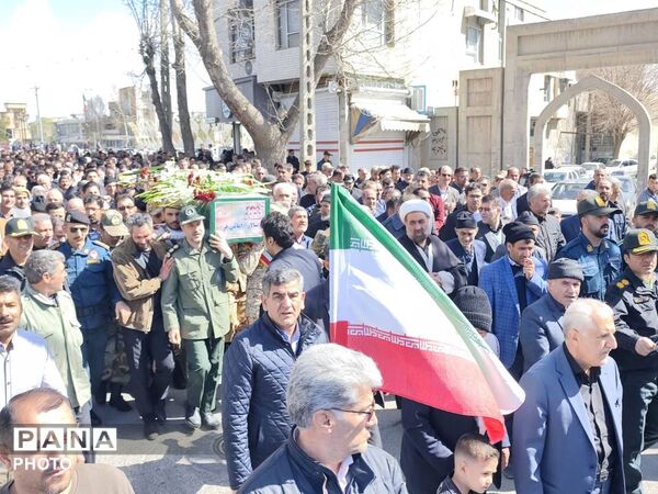 تشییع پیکر مطهر شهید والامقام سالار امامی‌فر