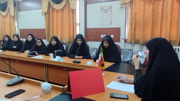 جلسه ویژه دانش آموزان بسیجی شهرستان خلیل‌آباد 