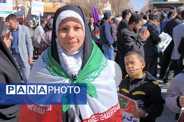 راهپیمایی ۲۲ بهمن در چهل و ششمین سالگرد پیروزی شکوهمند انقلاب اسلامی در شهرستان آباده