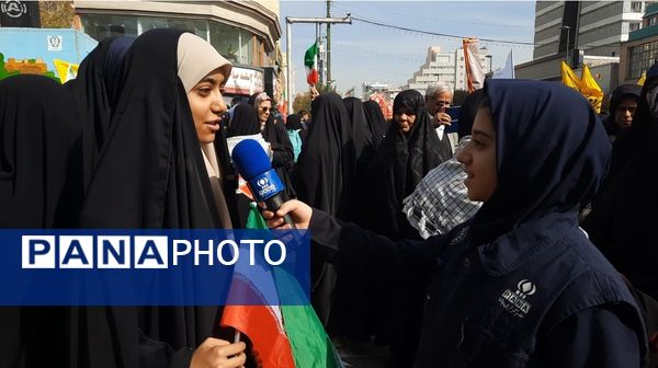  راهپیمایی ۱۳آبان روز ملی استکبار ستیزی و روز دانش آموز 