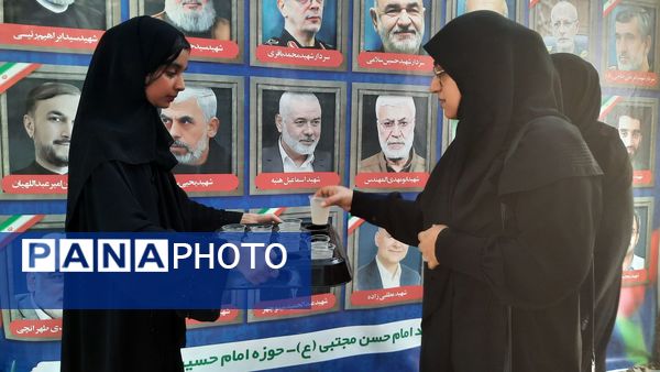 مشارکت نوجوانان عاشورایی در مراسم جاماندگان اربعین حسینی