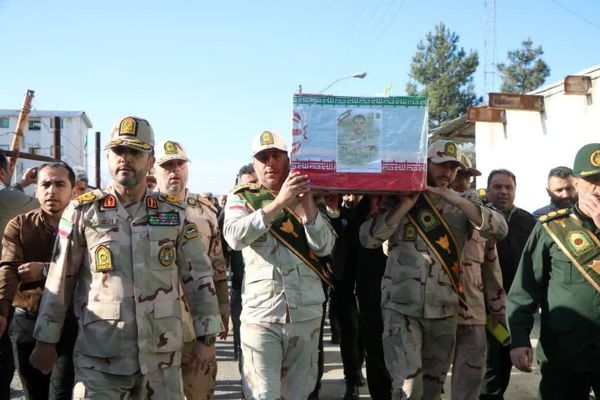 برگزاری مراسم تشییع پیکر پاک مطهر شهید مرزبانی سرهنگ دوم هادی سدیدی