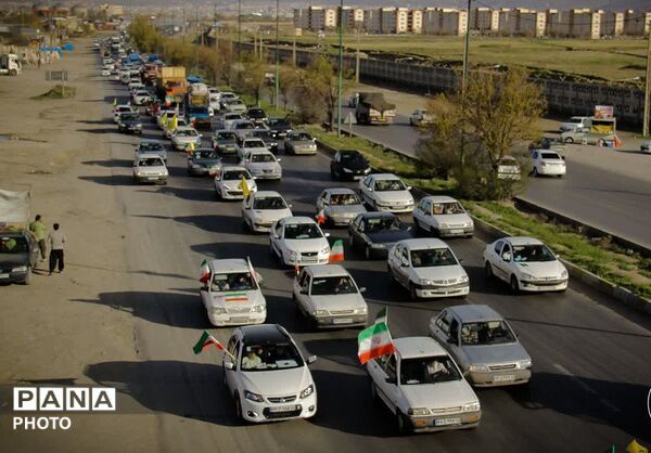 رزمایش حماسی و کاروان خودرویی در همدان؛ تجلیل از ارتش مقتدر در آستانه روز ارتش
