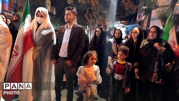 مراسم جشن عروسی دو زوج اهری همزمان با عید سعید غدیر خم 