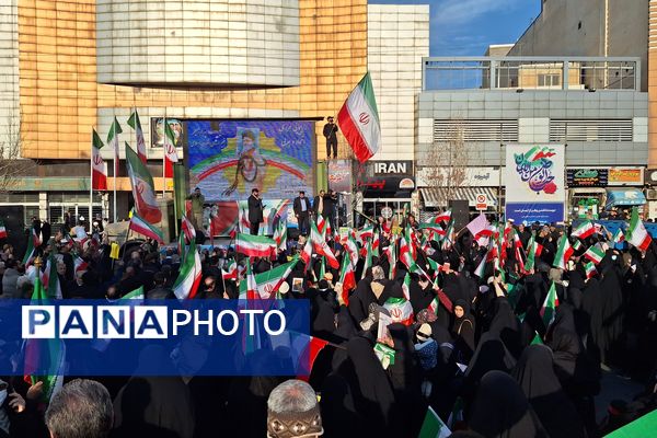 راهپیمایی و همبستگی مردم شهرستان پردیس در محکومیت اقدامات تروریستی