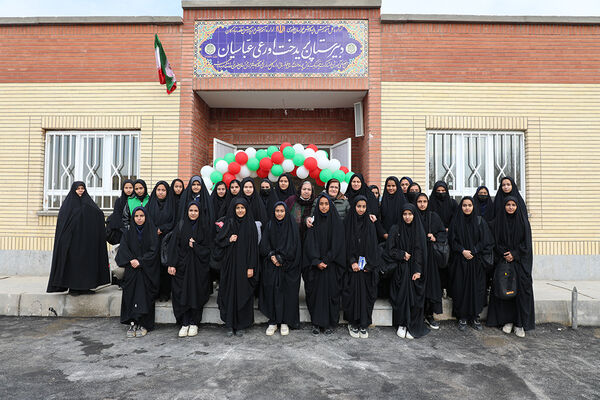 آیین افتتاح دبیرستان دخترانه پریدخت اورعی عباسیان و آیین کلنگ زنی ساخت 10 مدرسه