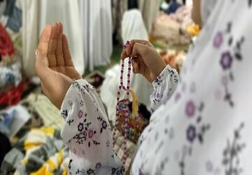 مراسم معنوی اعتکاف دانش‌آموزی در مسجد ابوالفضل ناحیه 1 کرج 