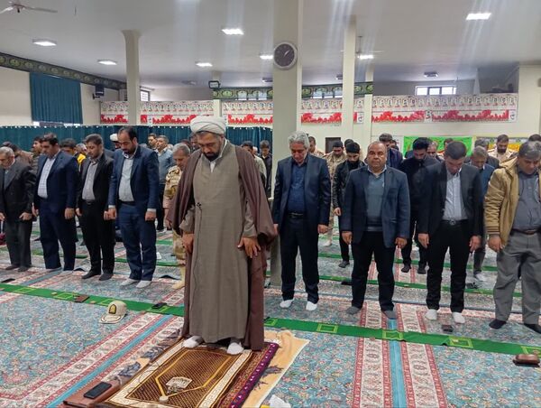 مراسم نماز جمعه شهرستان خداآفرین