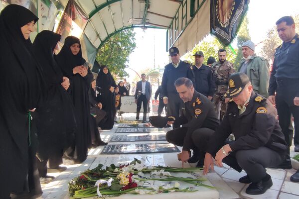 سومین سالگرد شهید علی‌اکبر رنجبر در گلزار شهدای شیراز