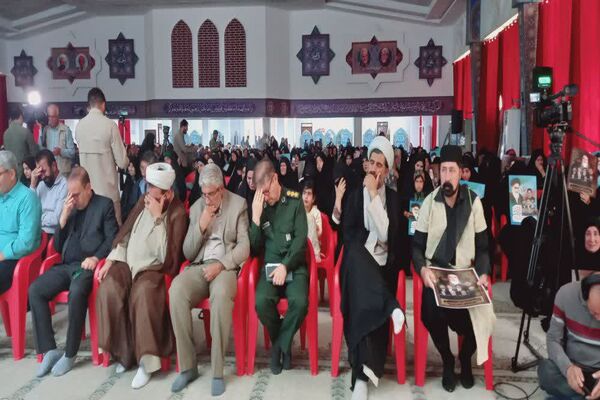مراسم بزرگداشت شهدای ۷ تیر و اربعین شهدای خدمت در حسینیه ثارالله یاسوج
