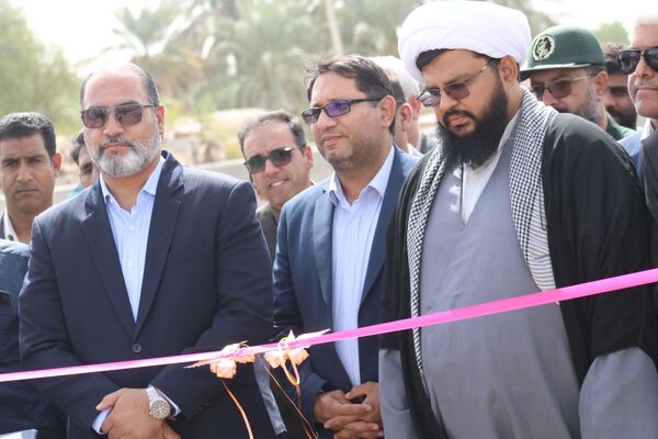 افتتاح زمین چمن روستای محمد آباد چاه ملک 