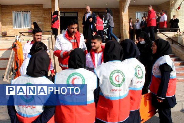 مانور سراسری زلزله و ایمنی در پردیس