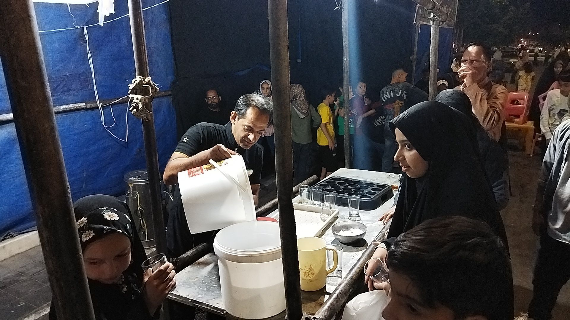 موکب شهدای روستای آهوان در صد و پنجمین شب 