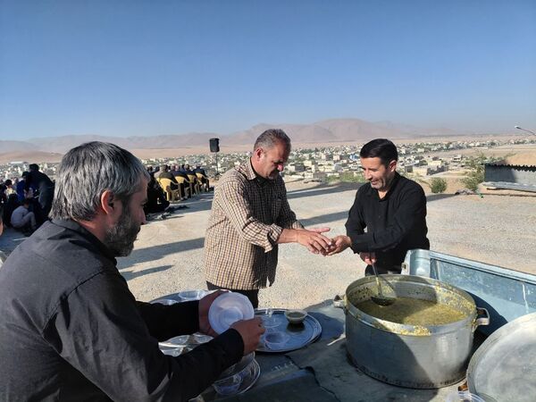 برگزاری مراسم پرفیض دعای ندبه در تپه نورالشهدا شهر نقنه