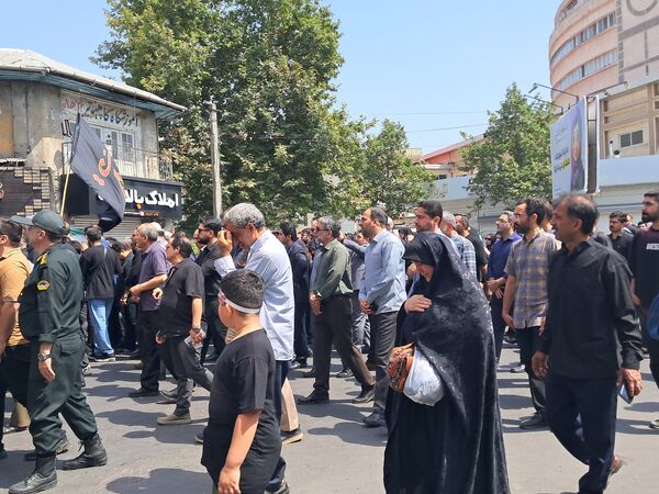 تشییع پیکر شهید پارسا شکوهی در قائمشهر