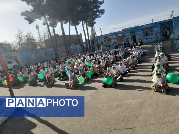 جشن نیمه شعبان در مدرسه شهید محمد حسین الیشه 