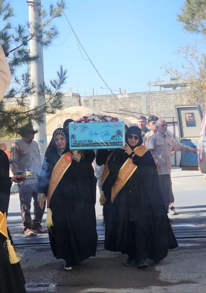 استقبال از شهید گمنام در مدارس ابرکوه