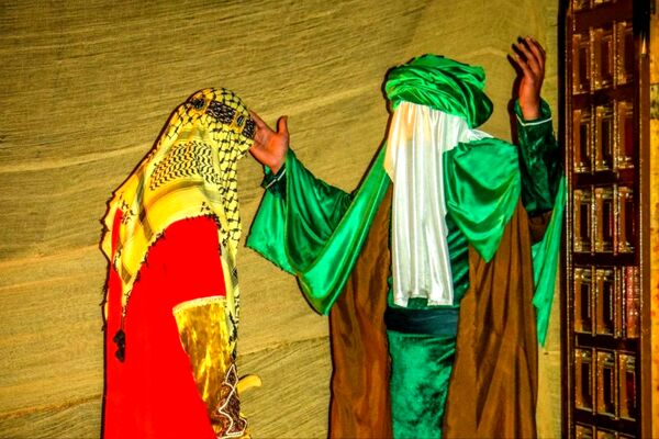 مراسم تعزیه‌خوانی شهادت حضرت فاطمه زهرا (س) در اهرم تنگستان