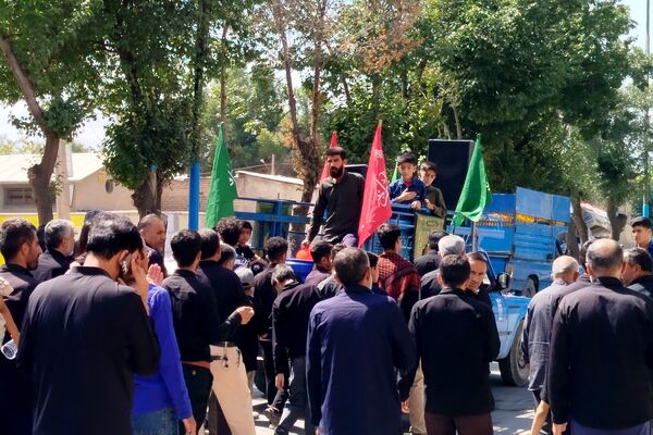 شکوه عزاداران رضوی در لردگان