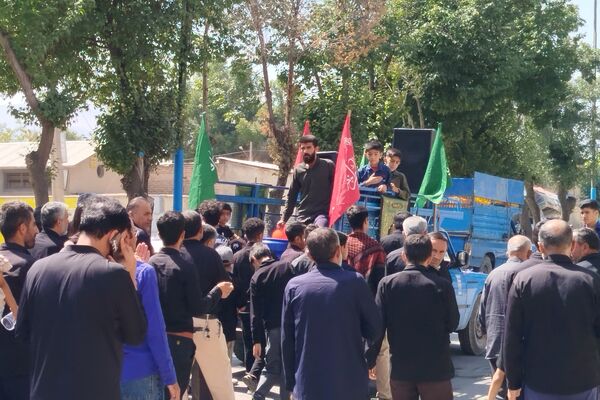 شکوه عزاداران رضوی در لردگان